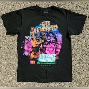 The Hundreds x WWE Ultimate Warrior T-Shirt Black Small Vtg 2019 Streetwear